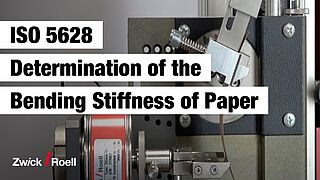Determinação da rigidez à flexão em papel