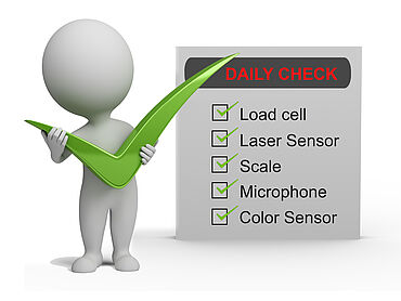 Daily Check für die Prüfung von Injektionssystemen