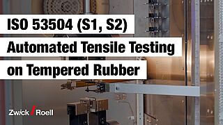 DIN 53504: Automatisierte Prüfung von Gummi mit roboTest R