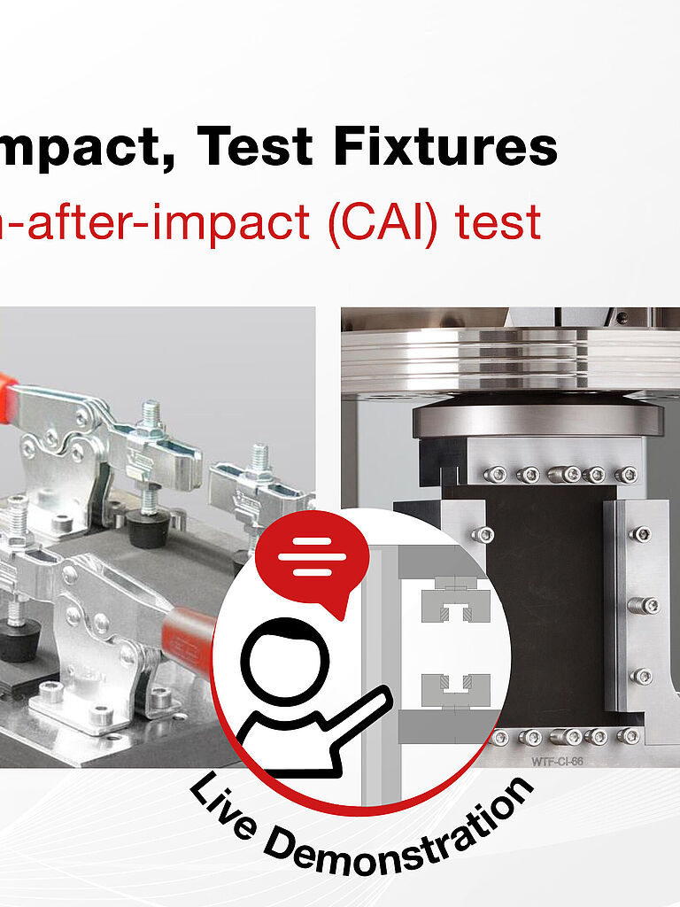 Drop weight impact, test fixtures and compression-after-impact (CAI) test |  ZwickRoell