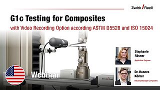 Webinar: G1C Test nach ASTM D5528 und ISO 15024