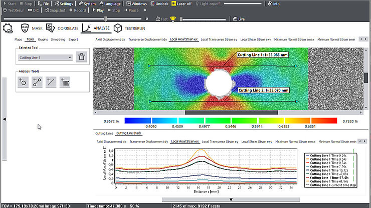 2D Digital Image Correlation | ZwickRoell