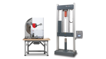 Máquinas para ensaio de impacto & equipamentos de ensaios Charpy: A faixa de energia dos equipamentos de impacto vai de 5.5 joules (pêndulo de impacto) até 100.000 joules (Drop weight).