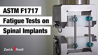 ASTM F1717 Tests de fatigue sur dispositifs spinaux implantables