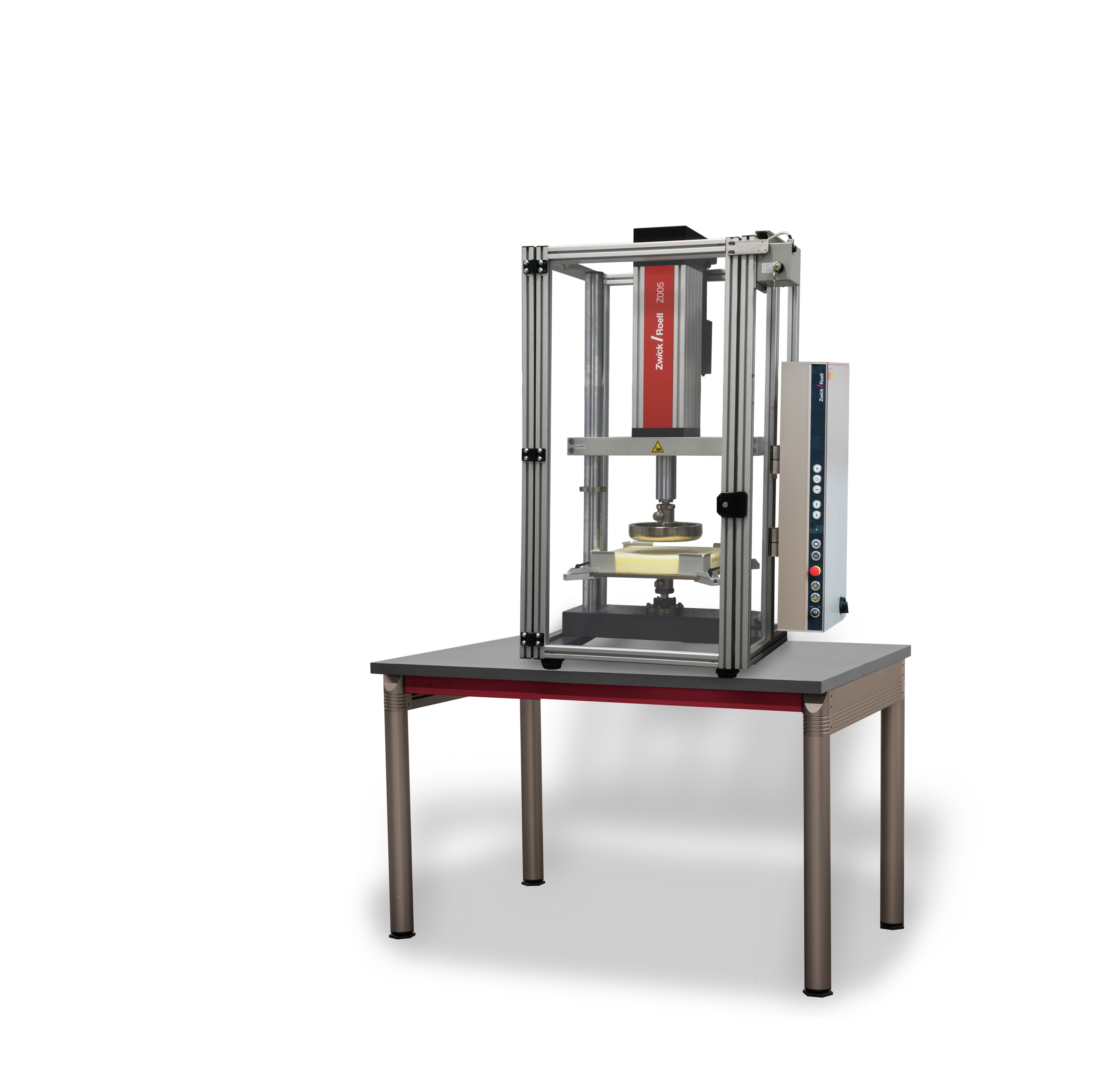Pounding test machine for foam fatigue testing Pounding test machine for fatigue testing on foam